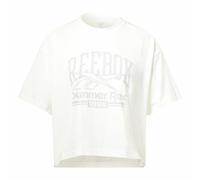 T-shirt à manches courtes femme Reebok Graphic Logo Blanc
