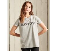 Superdry Cl Short Sleeve T-shirt Gris S Femme