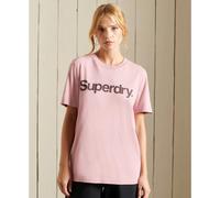 Superdry Core Logo Short Sleeve T-shirt Gris M Femme