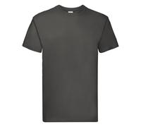 Fruit Of The Loom - T-shirt à manches courtes avec col ras du cou pour homme - Gris - Medium