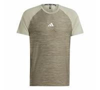 T-shirt à manches courtes homme Adidas Gym+ 3 Bandas Marron