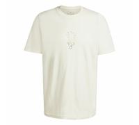 T-shirt à manches courtes homme Adidas Molded Linear Blanc Naturel