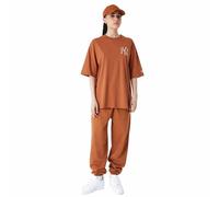 T-shirt New Era League Essentials LC NY Yankees manche courte marron clair - M