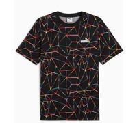 T-shirt à manches courtes homme Puma LOVE UNITED AOP Tee Noir