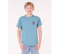 T-shirt À Manches Courtes Let's See The Waves Enfant Bleu Tempête 16A