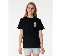 T-shirt À Manches Courtes Let's See The Waves Enfant Noir 16A