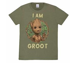 T shirt à manches courtes Marvel Badge Vert Unisexe