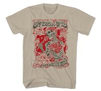 T-shirt à manches courtes pour adulte Grateful Dead Bertha Forever Grateful - Style vintage, peau, Taille L