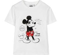 CERDÁ T-shirt enfant Stitch Mickey blanc tricot manches courtes produit original 3 ans fille
