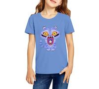 T-shirt à manches courtes pour enfants, style décontracté, style 01-Bleu 140