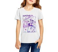 T-shirt à manches courtes pour enfants, style décontracté, style 03-Blanc 130