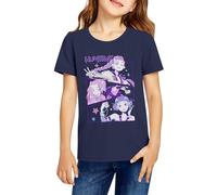T-shirt à manches courtes pour enfants, style décontracté, style 03-Bleu marine 130