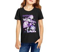 T-shirt à manches courtes pour enfants, style décontracté, style 03-Noir 150