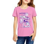 T-shirt à manches courtes pour enfants, style décontracté, style 03-Rose 120