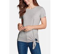 T-shirt à manches courtes pour femmes Eddie Bauer GATECHECK SIDE Tie, gris,...