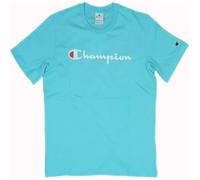 T-Shirt à Manches Courtes pour Homme Champion SS Tee 220256 Bleu - Marque : Champion - EAN : 8054041430106 - Taille XL