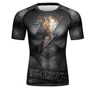 T-shirt à manches courtes pour homme - Col rond - Look fantastique - Sweatshirt de sport - Compression - T-shirt de sport - Cool Dry - Couche de base, BB., XXL