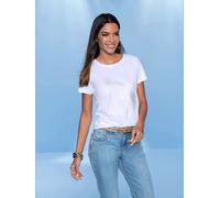 T-shirt à manches courtes qualité coton doux sur la peau - Rick Cardona - blanc BLANC 46