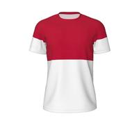 T-shirt à manches courtes respirant pour homme Motif drapeau de la Caroline du Nord, Noir, 5XL