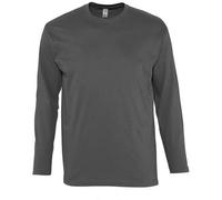 T-shirt à manches longues 100% coton SOLS Monarch, pour homme (S-2XL) (PC313)