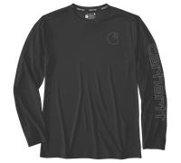 T-shirt à manches longues à logo Force Sun Defender - Noir - CARHARTT - S1107202