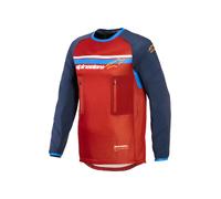 Alpinestars Maillot motocross Maxdura Dual manches longues L Homme Bronze/Marron/Bleu foncé