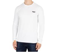 T-shirt à manches longues brodé vintage - SUPERDRY - Homme - Blanc - Coton - Regular XXXL