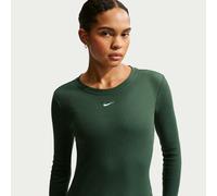 T-shirt à manches longues côtelé et ajusté Nike pour femme Fir