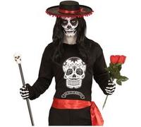 T-shirt à Manches Longues - Dia De Los Muertos - Adolescent WIDMANN G