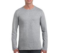 T-Shirt À Manches Longues En Coton Gildan SoftStyle S-3XL