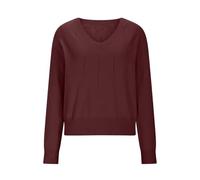 T-Shirt À Manches Longues Femme Col en V Chemise Chic Et Élégant Lâche Haut Décontracté Tee Shirt Couleur Unie Tunique Basic Top Pulls Tendance Polyvalent Automne Printemps 2026