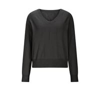 T-Shirt À Manches Longues Femme Col en V Chemise Chic Et Élégant Lâche Haut Décontracté Tee Shirt Couleur Unie Tunique Basic Top Pulls Tendance Polyvalent Automne Printemps 2026