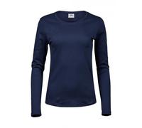 T-shirt à manches longues femme Tee Jays Interlock Bleu 2XL