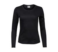 T-shirt Ã manches longues femme Tee Jays Interlock Noir 2XL