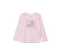 T-shirt Ã manches longues forme A avec imprimÃ© mousse fille s.Oliver Rose 10 ans