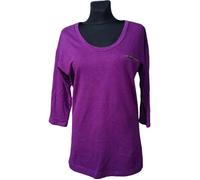 T-shirt à Manches Longues - FRENCH CONNECTION - Violet - 100% Coton - Taille 38 - Coupe Loose 38