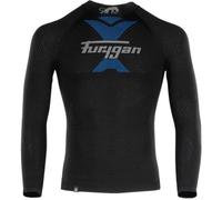 Furygan Active Long Sleeves 37.5 & Thermo Haut Thermique, Pratique pour Faire de la Moto,Vélo, Ski, Respirant et sans Couture, Séchage Rapide, Ergonomie, Noir, M-L Unisexe