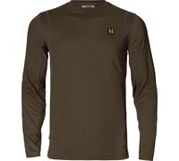 T-shirt à manches longues Härkila Forest Hunter L/S Hunting green/Shadow brown 3XL