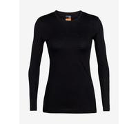 T-shirt à manches longues Icebreaker 200 Oasis noir femme - XS