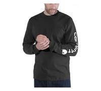 T-shirt à manches longues logo noir Carhartt