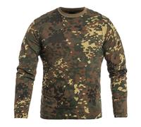 Mil-Tec T-shirt manches longues Military Camo (Flecktarn) Taille S