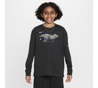 T-shirt à manches longues Nike NBA Max90 Golden State Warriors Essential pour ado (garçon) Noir XL