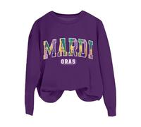 T-shirt à manches longues pour femmes T-shirts amples pour femmes Hauts basiques à manches longues Col rond Manches longues Hauts St Tag Chemises pour femmes Pull graphique amusant Humour pour adulte