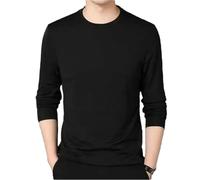 T-shirt à manches longues ultra fin à séchage rapide pour homme, Noir , XL