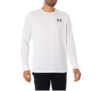 T-Shirt À Manches Longues - Under Armour - Homme - 60% Cotton - Blanc L