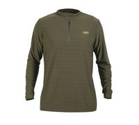 T-shirt à manches longues zippé Hart Ural-ZN avec protection anti-insectes vert M