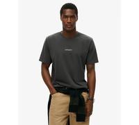 Superdry Micro Logo Short Sleeve T-shirt Gris XL Homme