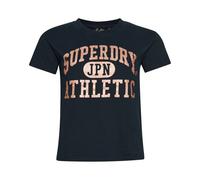 T-shirt Ã motif femme Superdry College Scripted Bleu S
