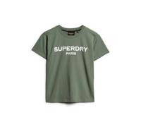 Superdry Sport Luxe Graphic Fitted Short Sleeve T-shirt Vert S Femme