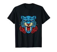 T-shirt à motif floral Wild Tiger - Motif graphique Fearless Tiger T-Shirt